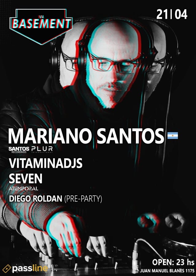 vitamina basement mariano santos flyer